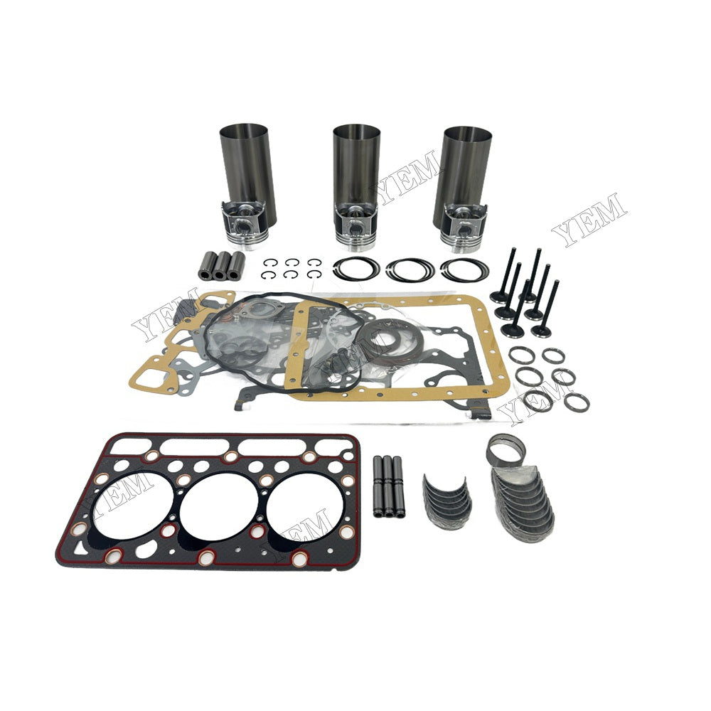 D1462 Overhaul Rebuild Kit Gasket Main and Connecting rod bearings Valve Kit For Kubota Foe Kubota