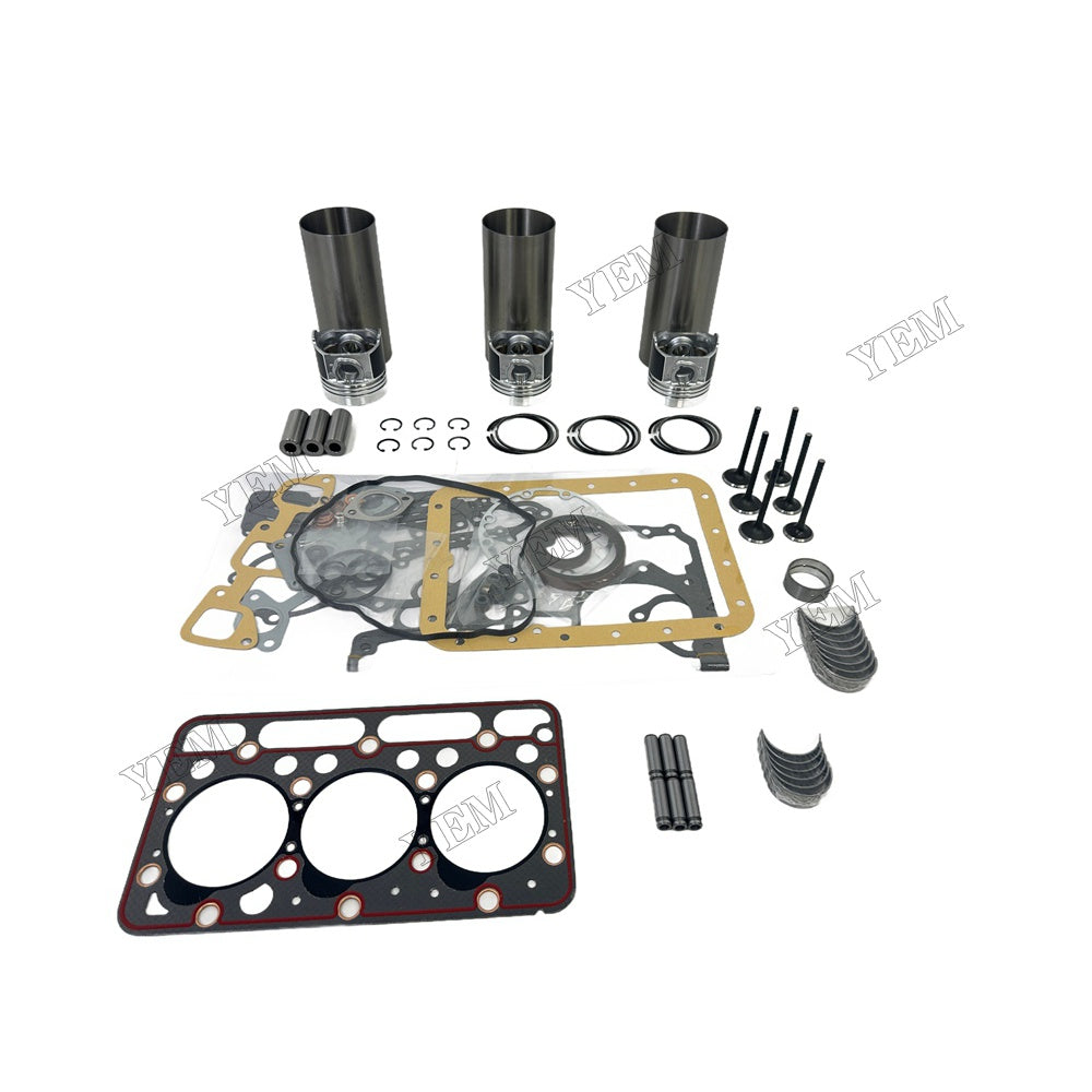 Engine Overhaul Kit Main And Rod bearings Gasket Set Valve Guide For Kubota D1462 Engine Foe Kubota