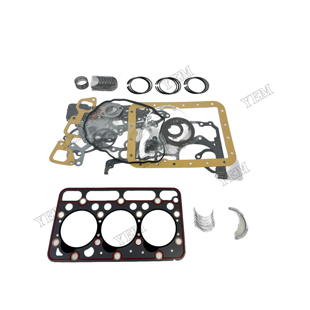 D1463 Piston ring set Gasket kit Crankshaft and Rod Bearings Set For Kubota Foe Kubota