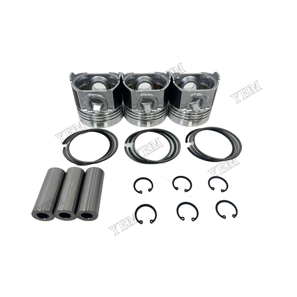 Piston and piston ring set For Kubota D1463 Engine