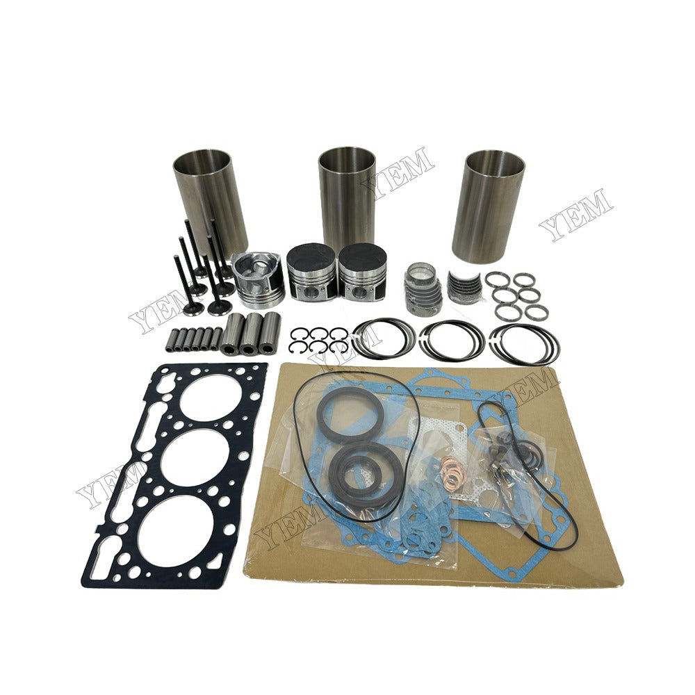 Overhaul Rebuild Kit Gasket Main and Connecting rod bearings Valve Kit For Kubota D905 Engine Foe Kubota