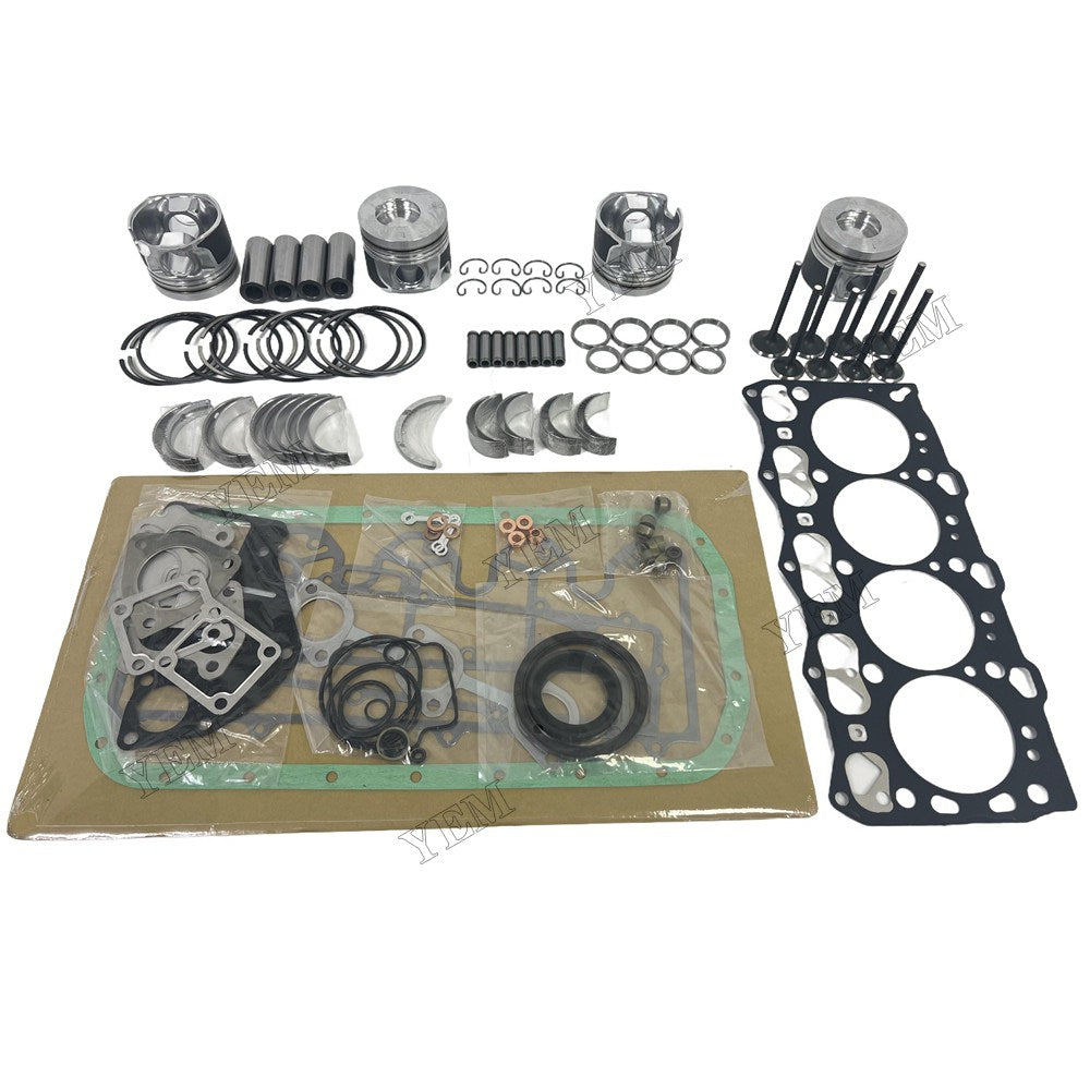4LE2 Piston W Ring Kit Gasket Set Main Connecting rod bearings Set Valve Train For Isuzu Foe Isuzu