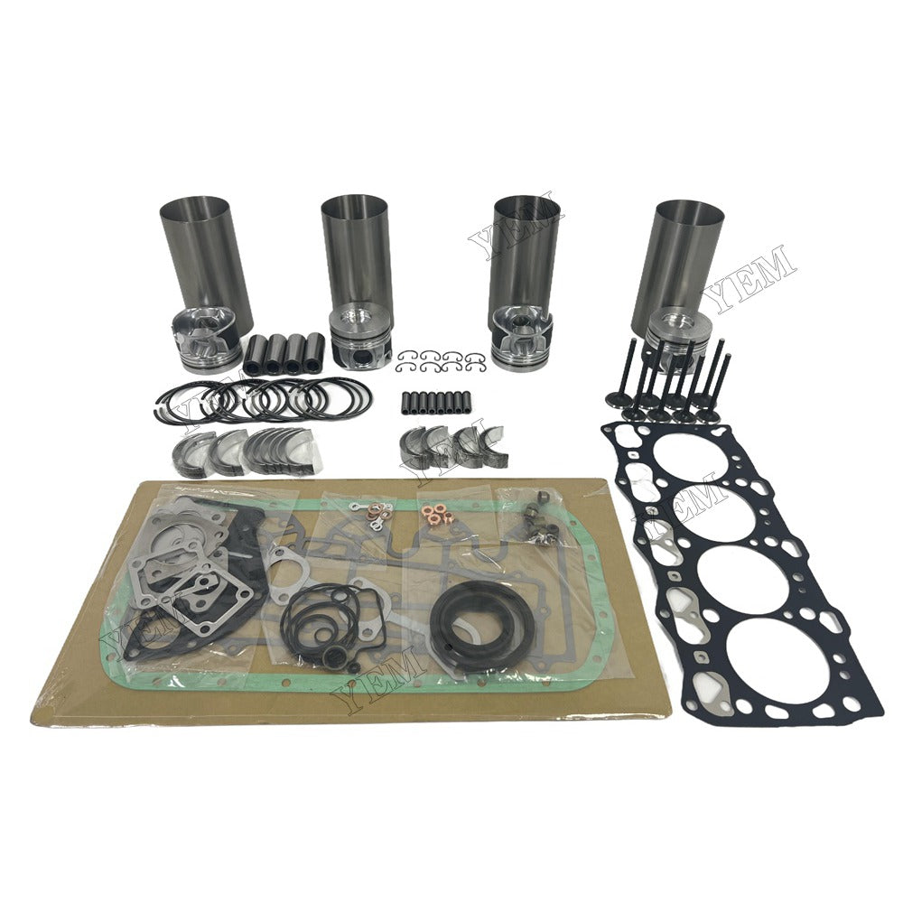 Engine Overhaul Kit Main And Rod bearings Gasket Set Valve Guide For Isuzu 4LE2 Engine