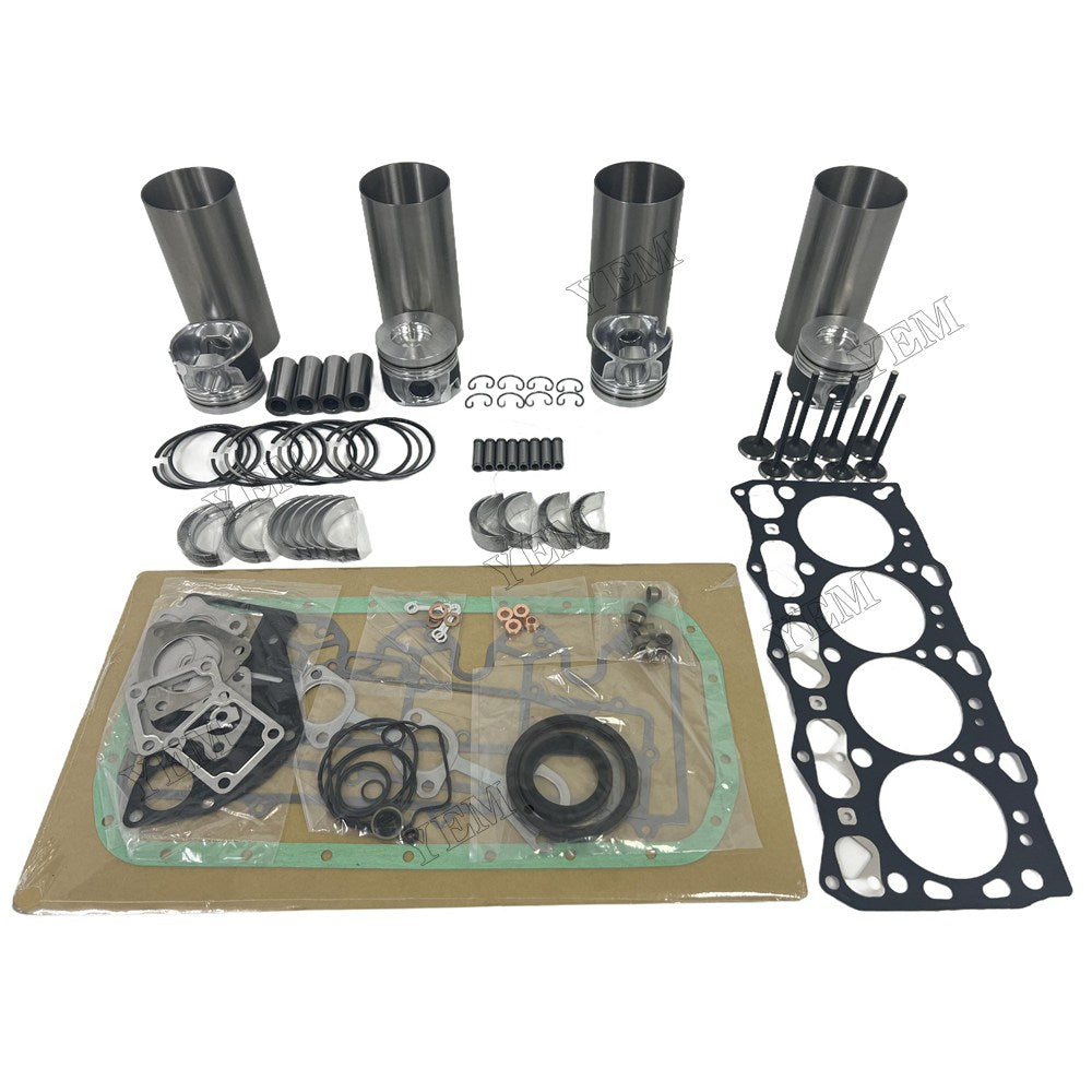Engine Overhaul Kit Main And Rod bearings Gasket Set Valve Guide For Isuzu 4LE2 Engine Foe Isuzu