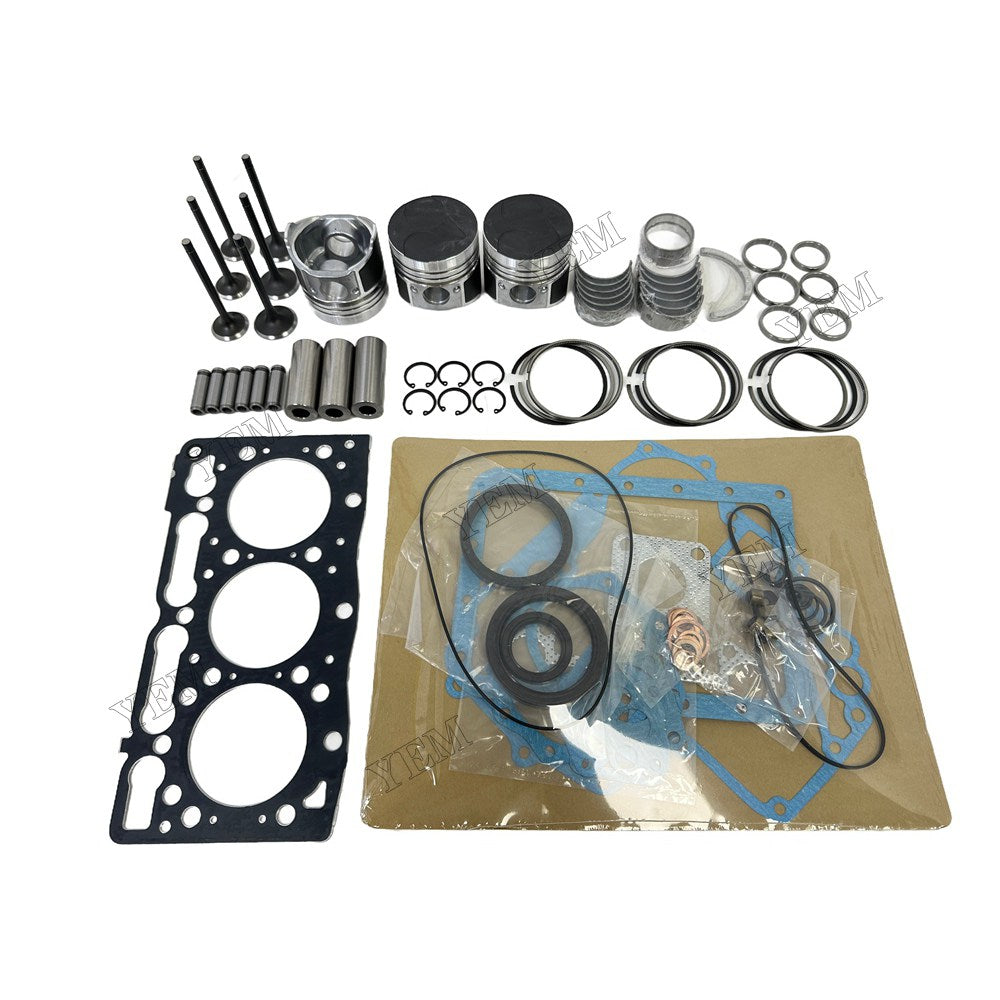 D950 Piston W Ring Kit Gasket Set Main Connecting rod bearings Set Valve Train For Kubota