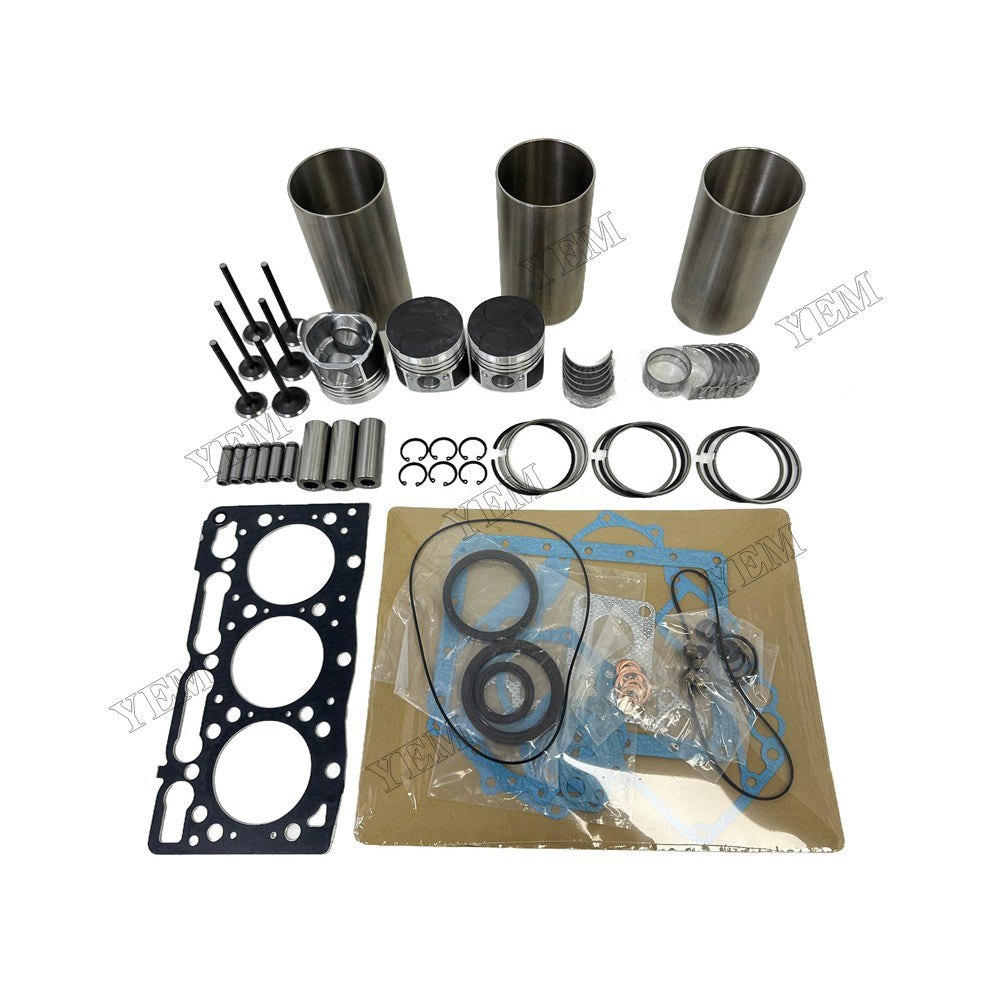 D905 Engine Overhaul Kit Main And Rod bearings Gasket Set Valve Guide For Kubota Foe Kubota