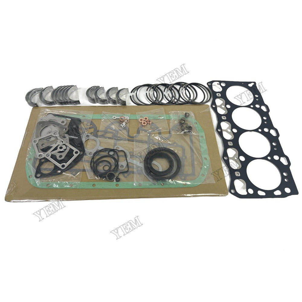 Piston ring set Gasket kit main and connecting rod bearings For Isuzu 4LE2 Engine Foe Isuzu