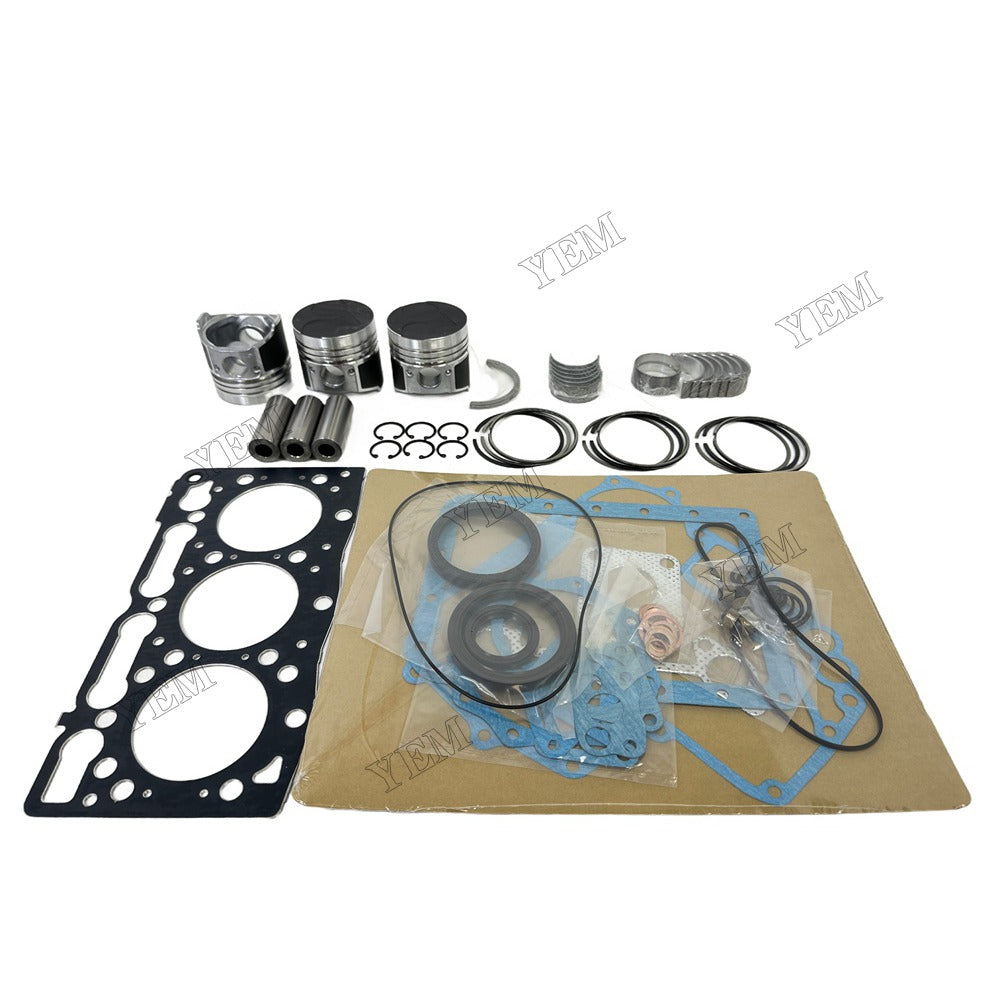 Piston With ring set Gasket kit main and connecting rod bearings Set For Kubota D950 Engine Foe Kubota