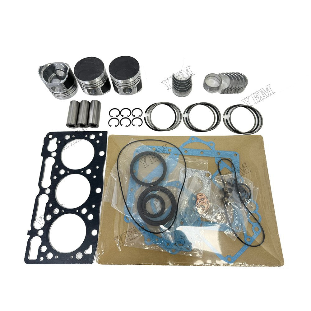 D950 Piston and piston ring set Gasket kit main and connecting rod bearings For Kubota