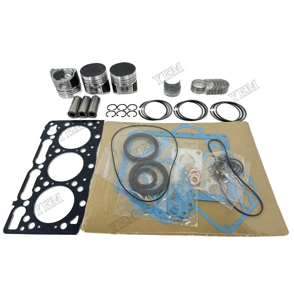 D950 Piston and piston ring set Gasket kit main and connecting rod bearings For Kubota Foe Kubota