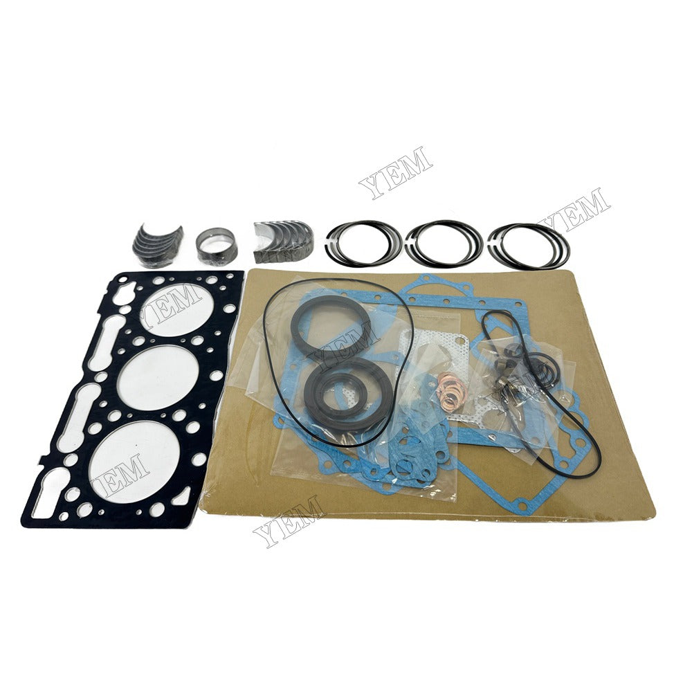 Piston ring set Gasket kit main and connecting rod bearings For Kubota D950 Engine Foe Kubota