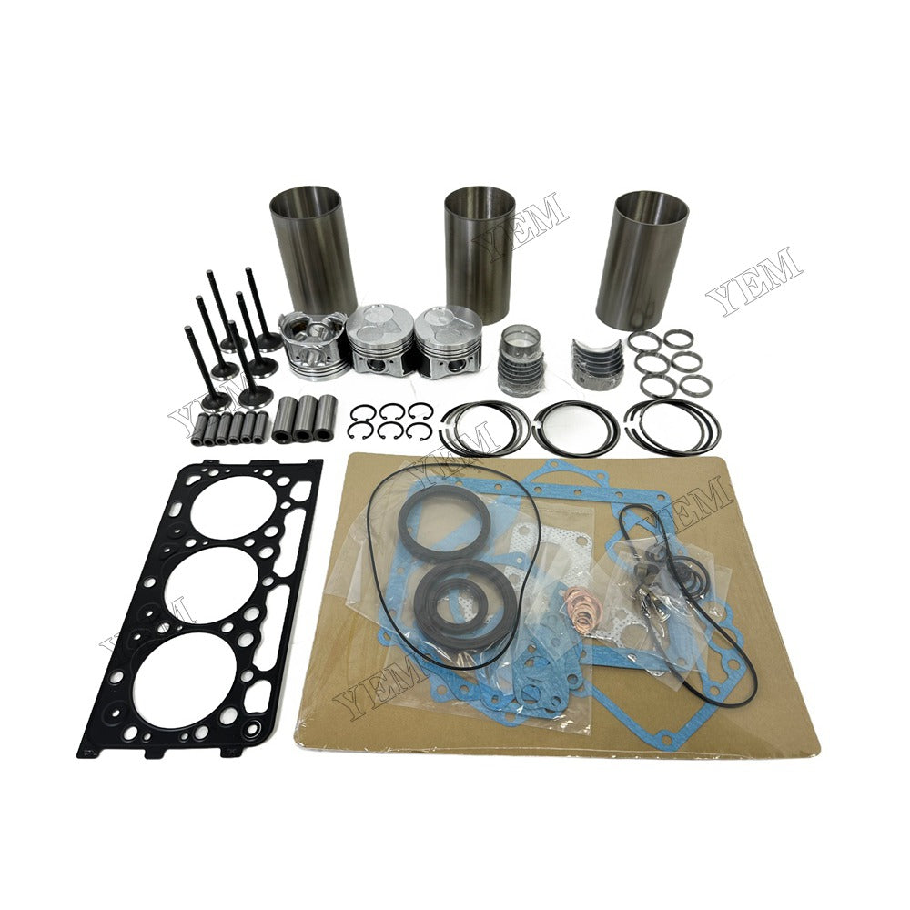 Overhaul Rebuild Kit Gasket Main and Connecting rod bearings Valve Kit For Kubota D902 Engine Foe Kubota