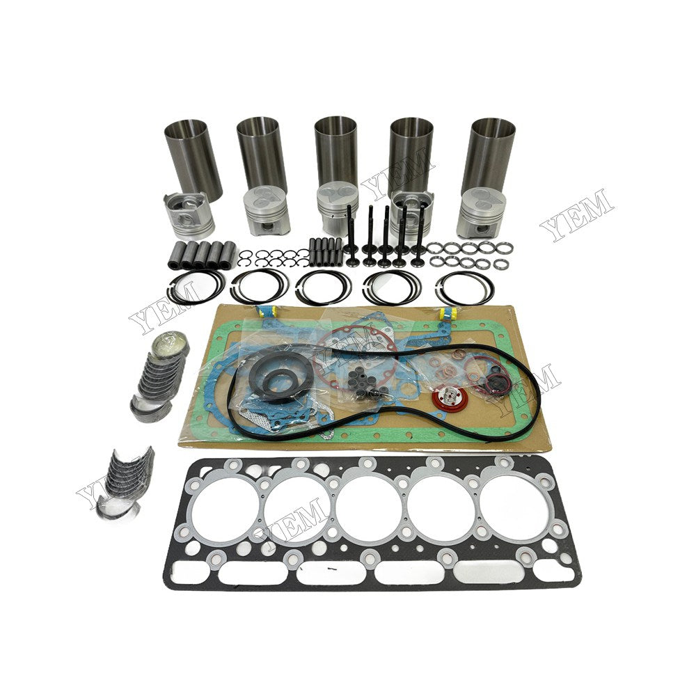 Overhaul Rebuild Kit Gasket Main and Connecting rod bearings Valve Kit For Kubota F2803 Engine