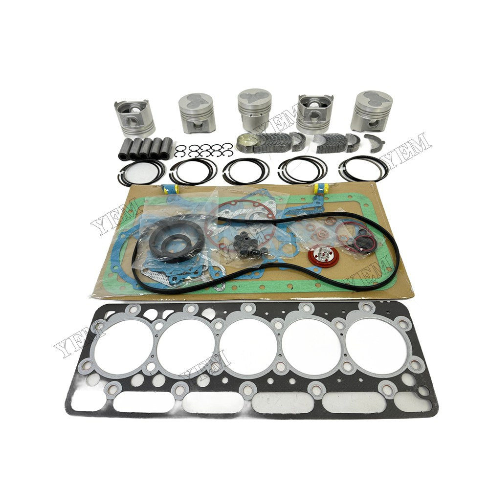 F2803 Piston With ring set Gasket kit main and connecting rod bearings Set For Kubota Foe Kubota