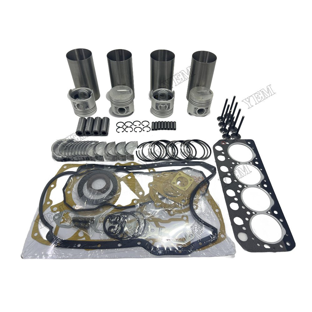 Engine Overhaul Kit Main And Rod bearings Gasket Set Valve Guide For Mitsubishi S4L Engine Foe Mitsubishi