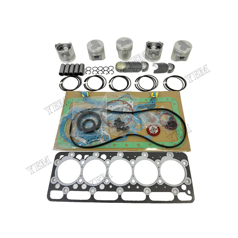 Piston and piston ring set Gasket kit main and connecting rod bearings For Kubota F2803 Engine Foe Kubota