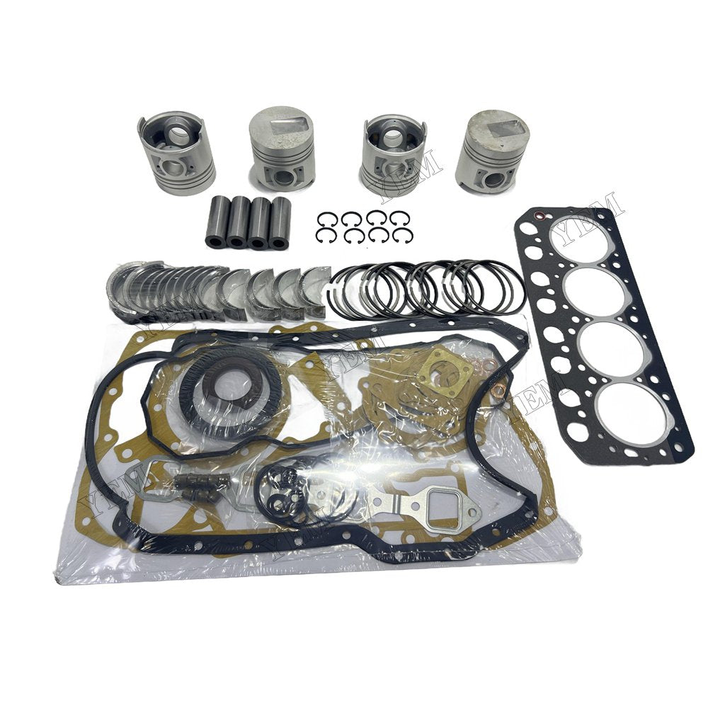 Piston With ring set Gasket kit main and connecting rod bearings Set For Mitsubishi S4L Engine Foe Mitsubishi