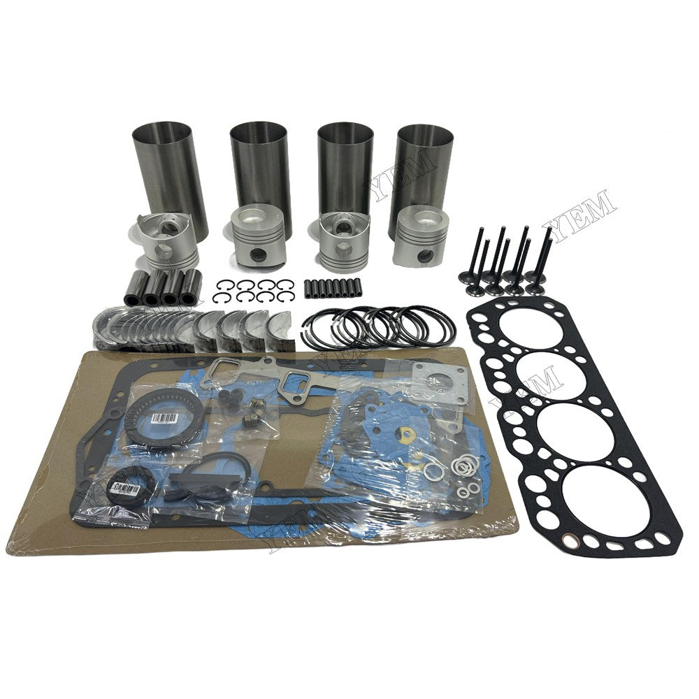 Engine Overhaul Kit Main And Rod bearings Gasket Set Valve Guide For Mitsubishi K4N Engine