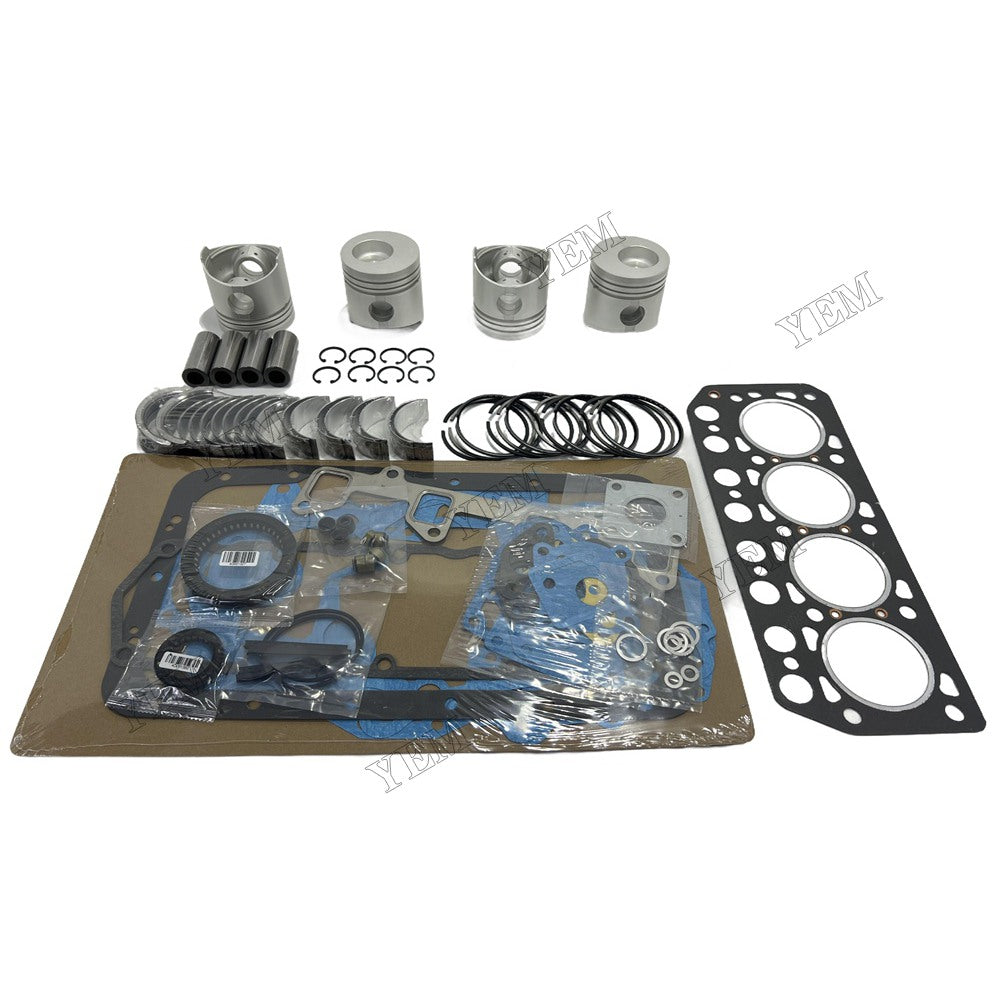 K4D Piston With ring set Gasket kit main and connecting rod bearings Set For Mitsubishi