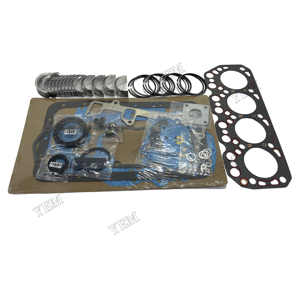 Piston ring set Gasket kit Crankshaft and Rod Bearings Set For Mitsubishi K4M Engine