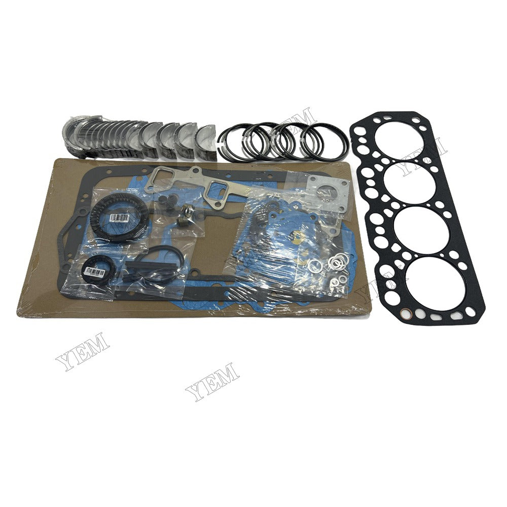 K4N Piston ring set Gasket kit Crankshaft and Rod Bearings Set For Mitsubishi