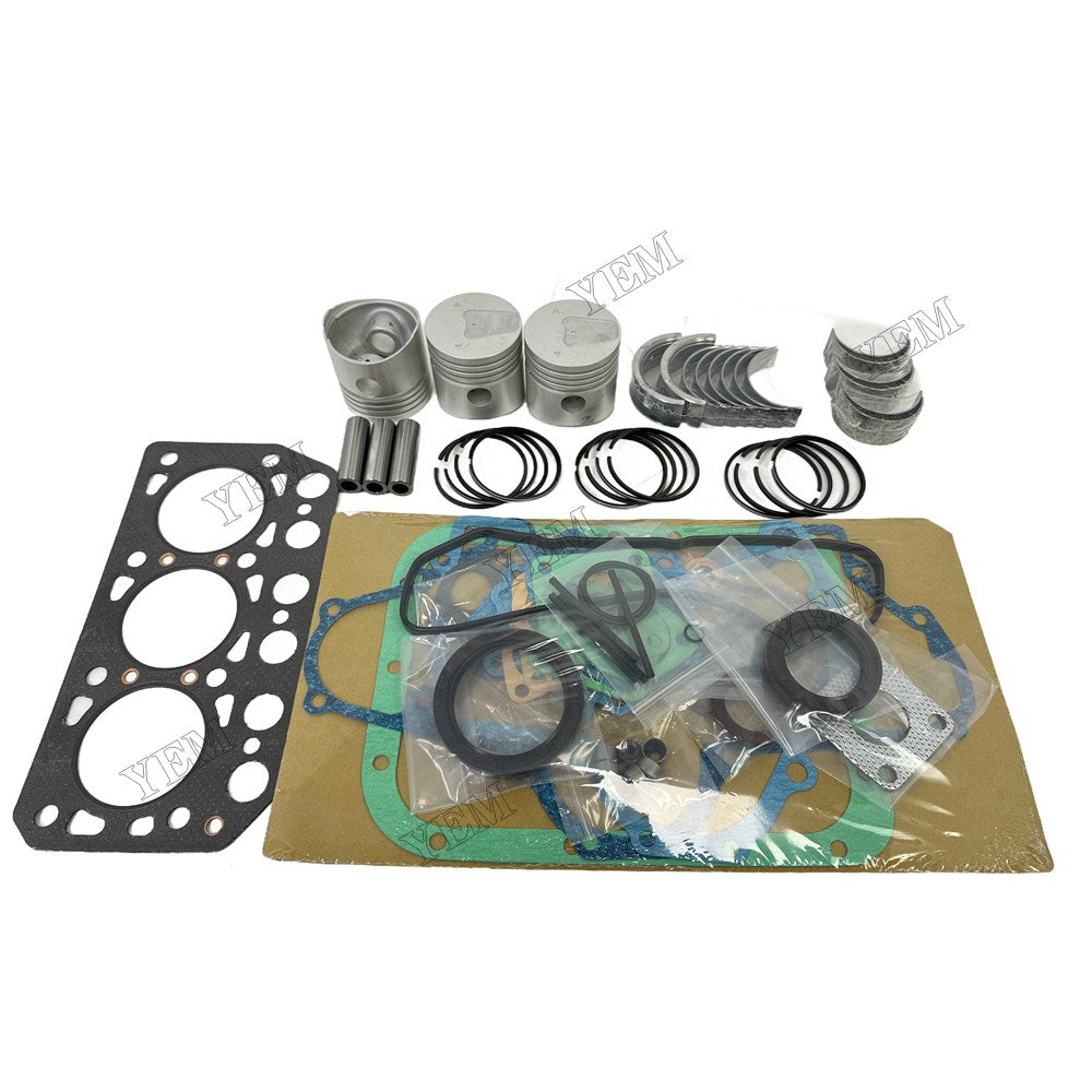 K3D Piston With ring set Gasket kit main and connecting rod bearings Set For Mitsubishi