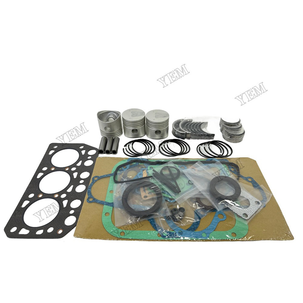 K3D Piston With ring set Gasket kit main and connecting rod bearings Set For Mitsubishi Foe Mitsubishi