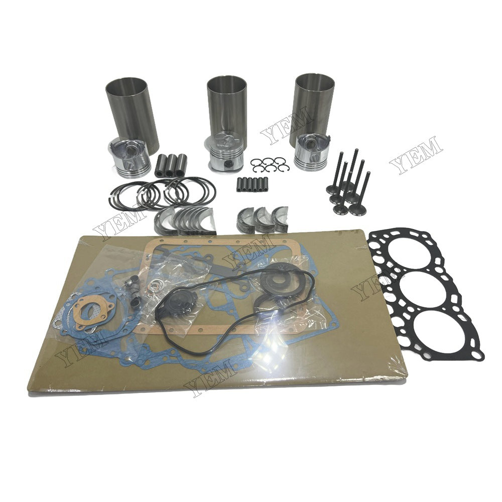 Engine Overhaul Kit Main And Rod bearings Gasket Set Valve Guide For Mitsubishi L3E Engine