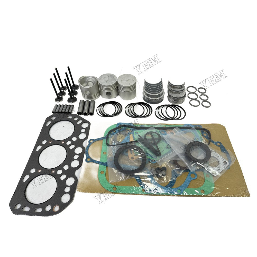 K3H Piston W Ring Kit Gasket Set Main Connecting rod bearings Set Valve Train For Mitsubishi