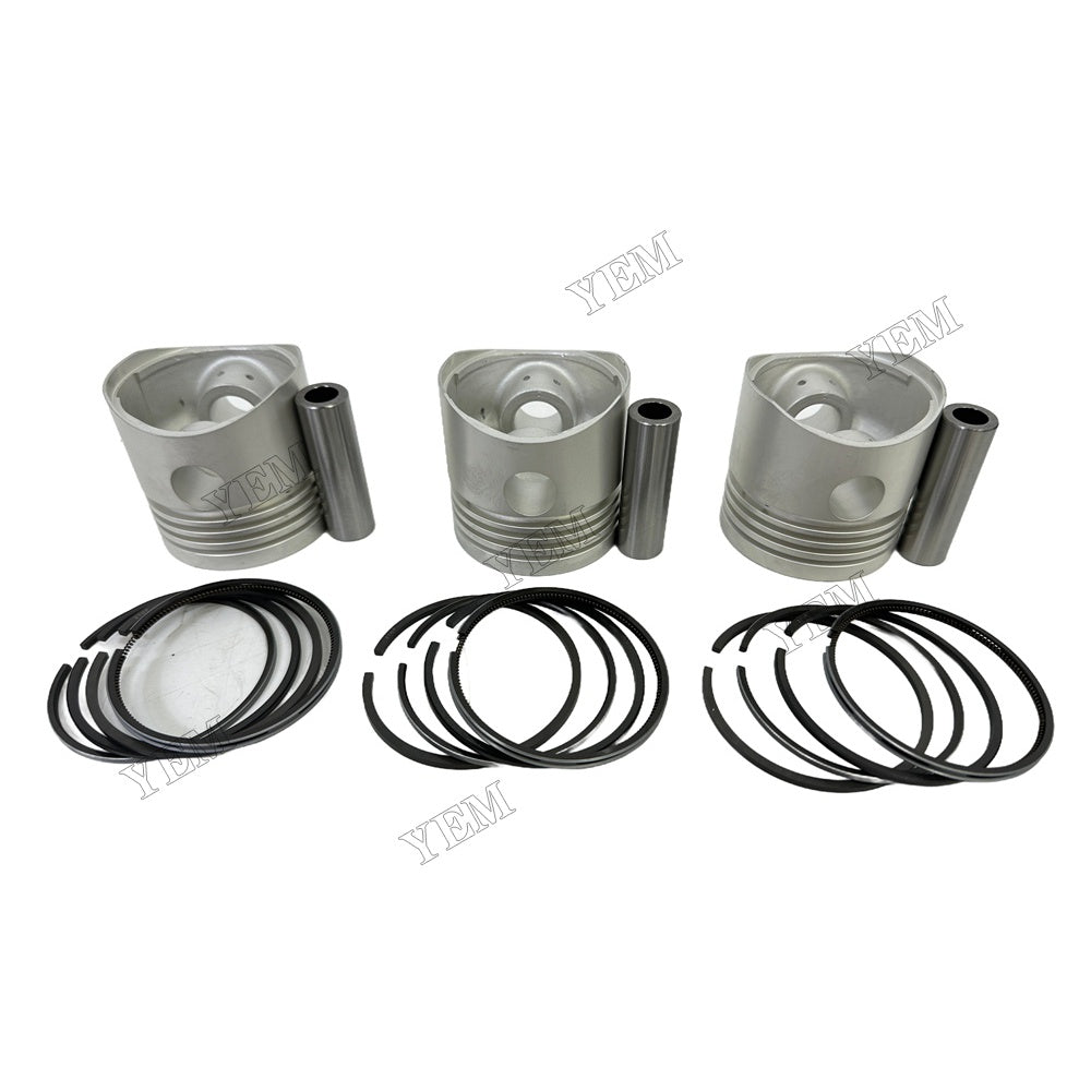 Piston and piston ring set For Mitsubishi K3B Engine Foe Mitsubishi