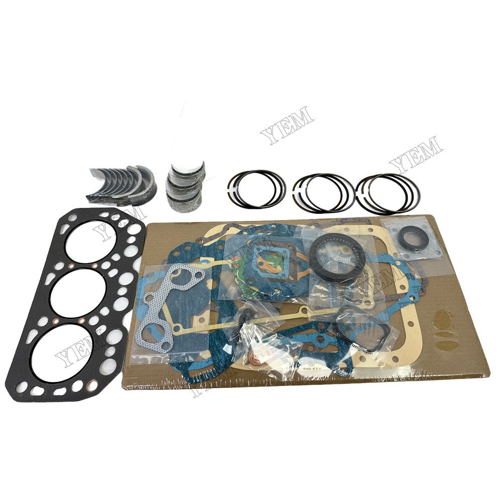 K3M Piston ring set Gasket kit Crankshaft and Rod Bearings Set For Mitsubishi Foe Mitsubishi