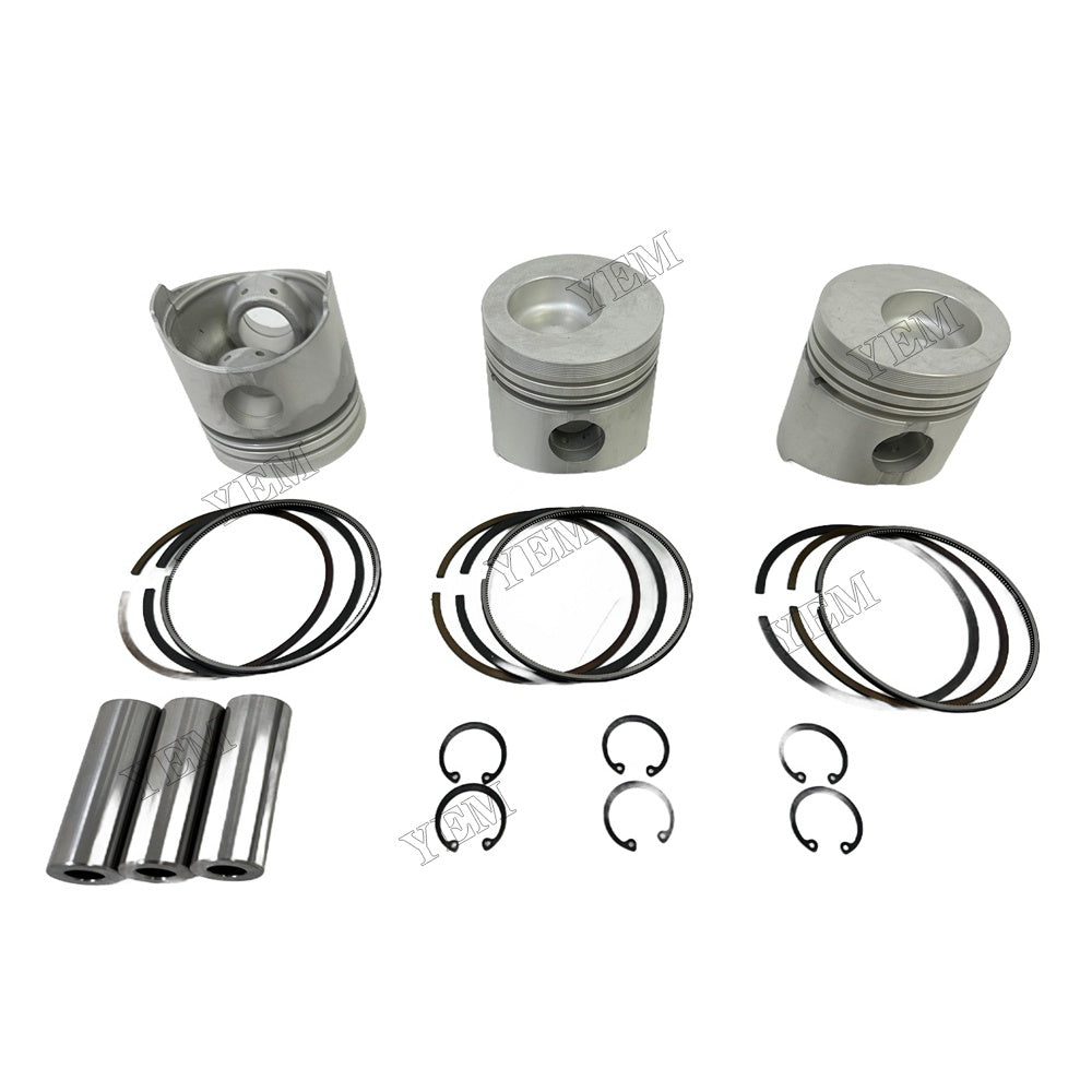 Piston and piston ring set For Mitsubishi K3M Engine Foe Mitsubishi