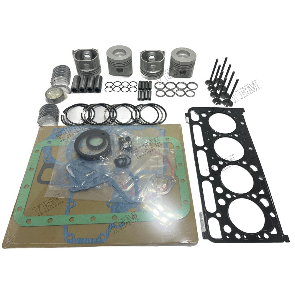 V2003 Piston W Ring Kit Gasket Set Main Connecting rod bearings Set Valve Train For Kubota