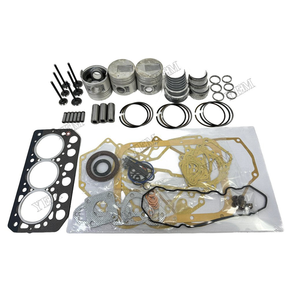 Piston W Ring Kit Gasket Set Main Connecting rod bearings Set Valve Train For Mitsubishi S3L Engine