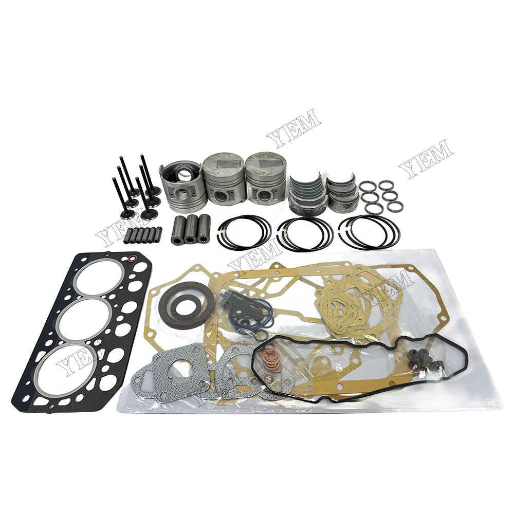 Piston W Ring Kit Gasket Set Main Connecting rod bearings Set Valve Train For Mitsubishi S3L Engine Foe Mitsubishi