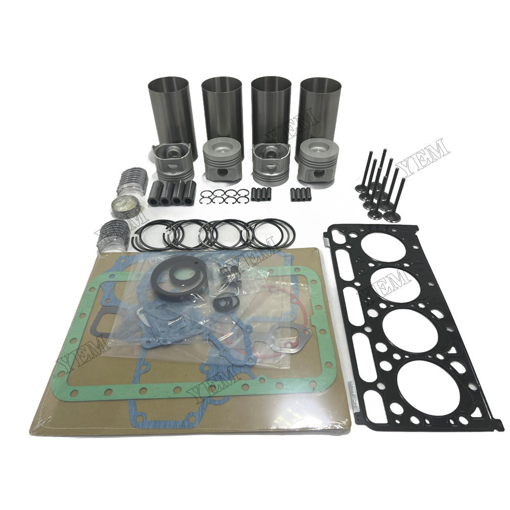 Engine Overhaul Kit Main And Rod bearings Gasket Set Valve Guide For Kubota V2003 Engine