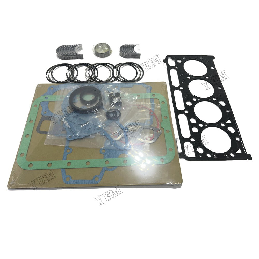 Piston ring set Gasket kit main and connecting rod bearings For Kubota V2003 Engine