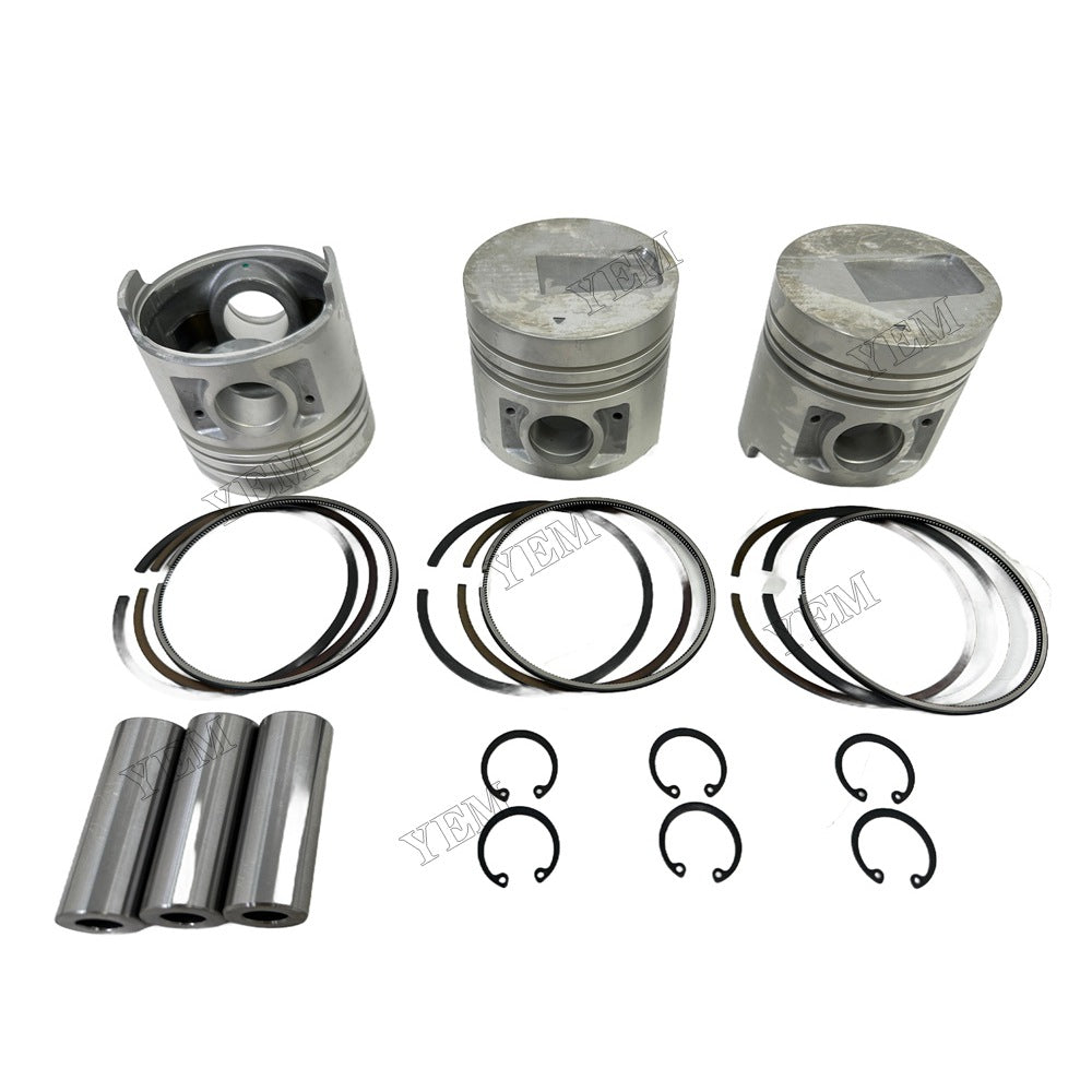 Piston and piston ring set For Mitsubishi S3L Engine