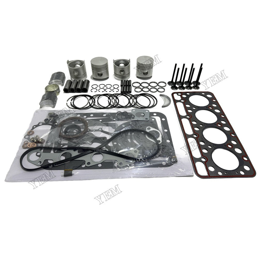 V1501 Piston W Ring Kit Gasket Set Main Connecting rod bearings Set Valve Train For Kubota