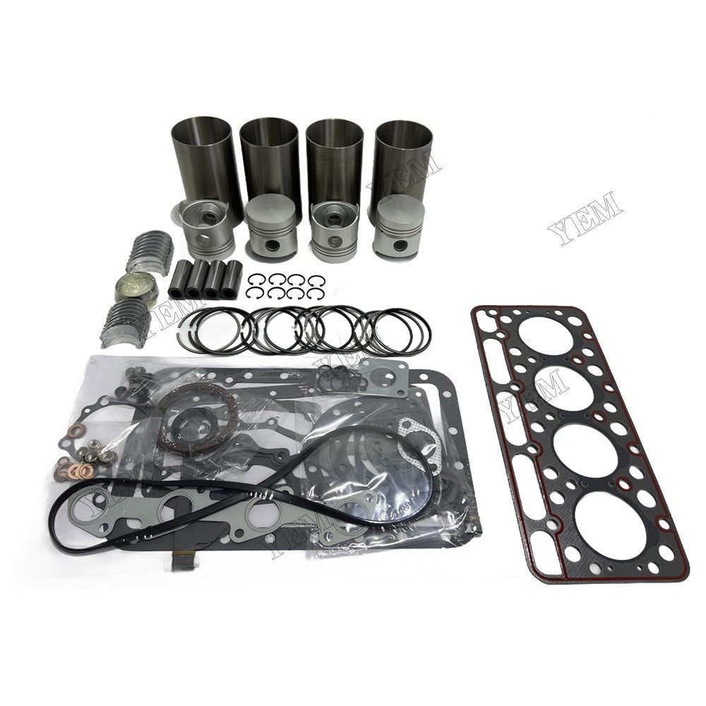V1501 Complete Engine Rebuild Kit With Gasket Bearing For Kubota Foe Kubota