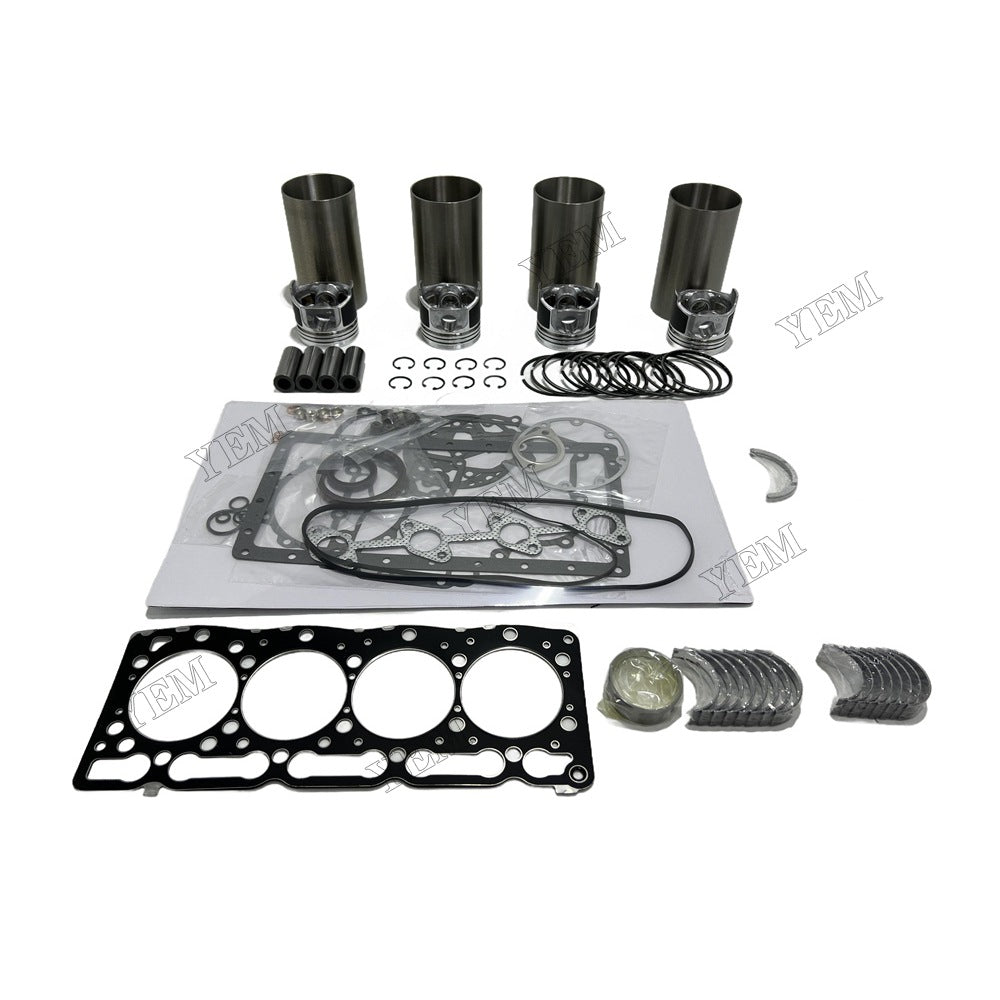V1505 Full Repair Kit With Gasket Set Main Rod bearings For Kubota