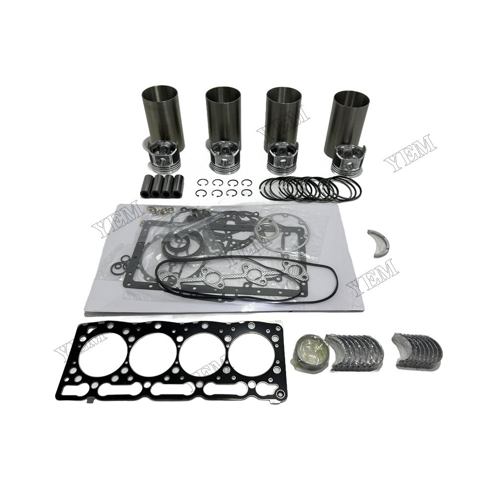 Full Repair Kit With Gasket Set Main Rod bearings For Kubota V1305 Engine Foe Kubota