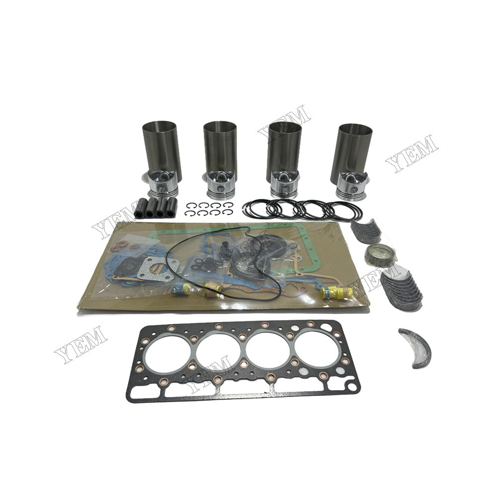 Full Repair Kit With Gasket Set Main Rod bearings For Kubota V1100 Engine