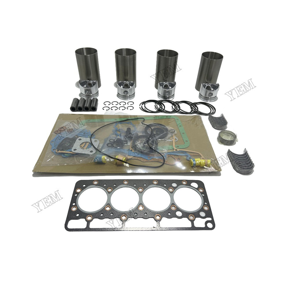 Complete Engine Rebuild Kit With Gasket Bearing For Kubota V1200 Engine
