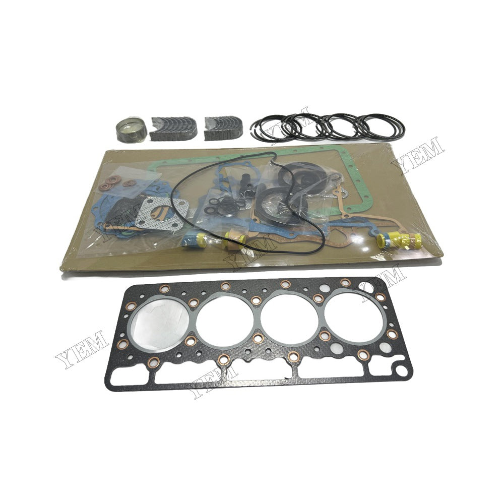 V1205 Piston ring set Gasket kit main and connecting rod bearings For Kubota