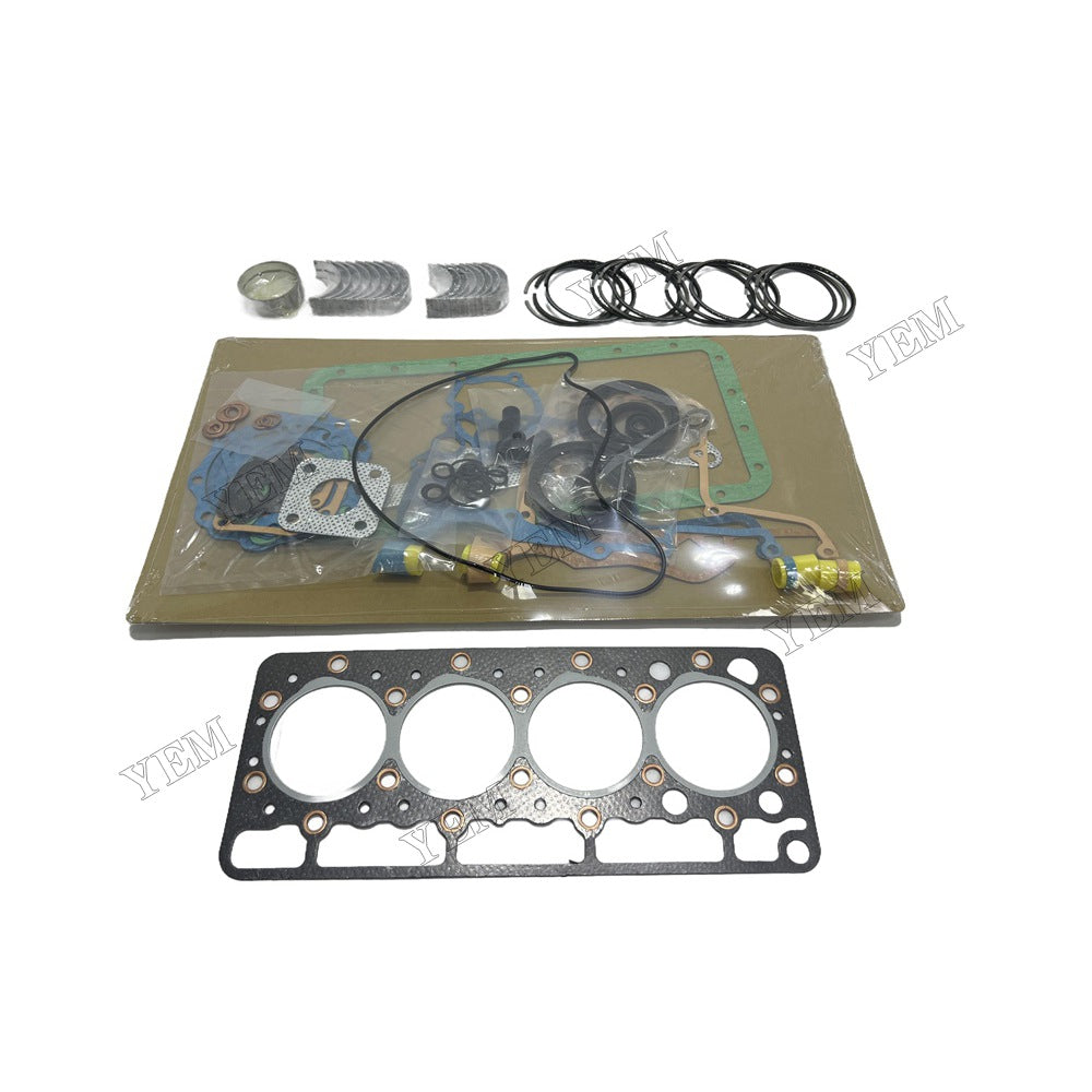 V1205 Piston ring set Gasket kit main and connecting rod bearings For Kubota Foe Kubota