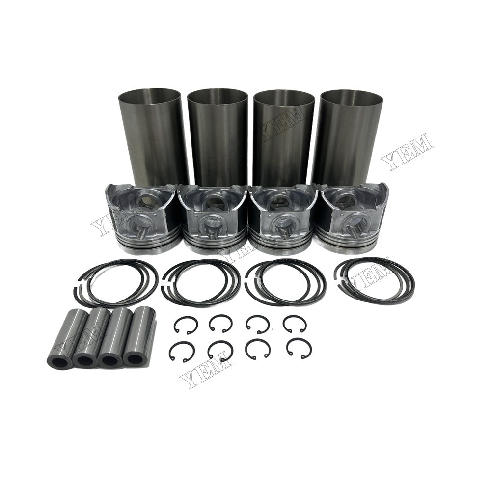 16V C3.8 Cylinder Liner Kit Piston With Ring Bush For Kubota