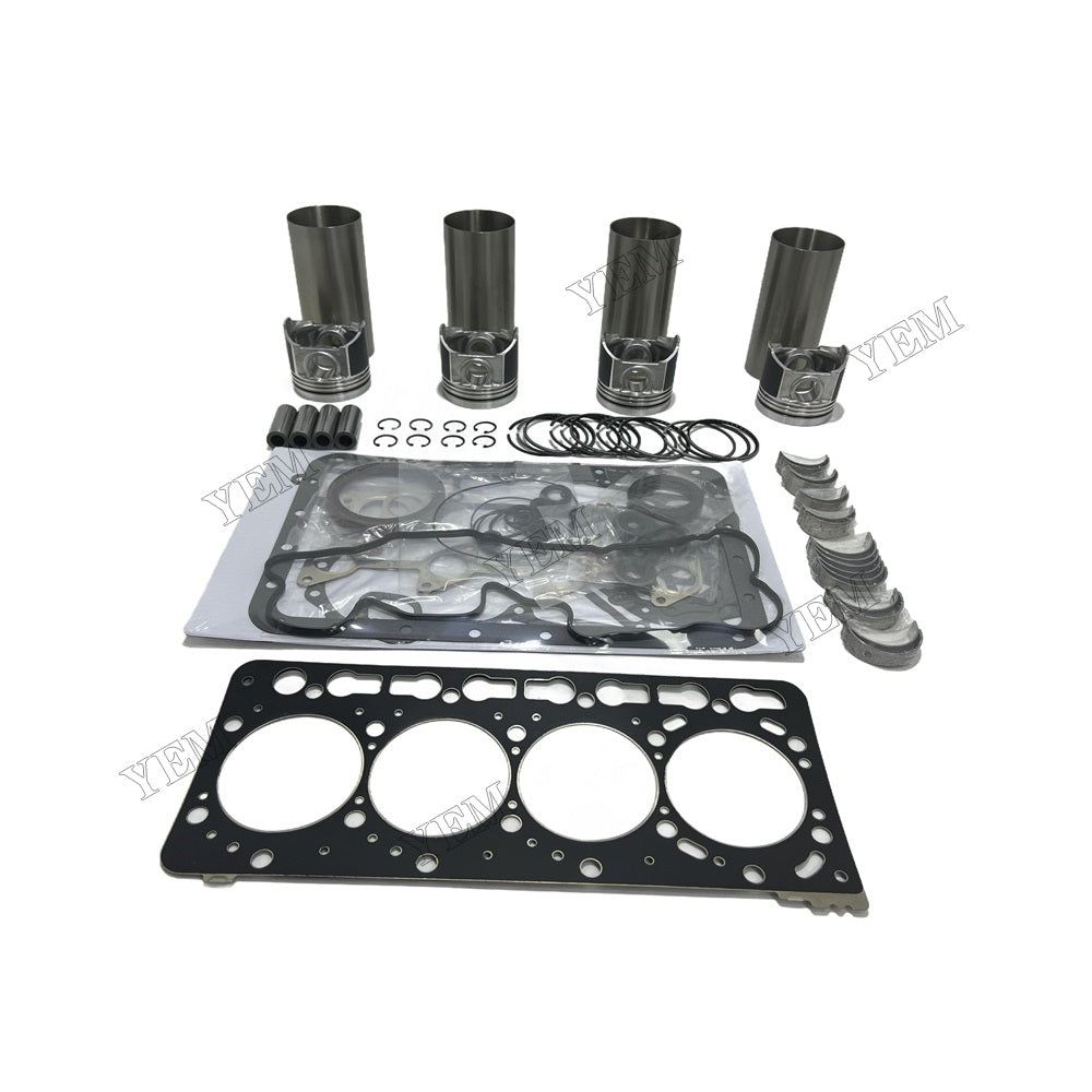 12V V3600 Complete Engine Rebuild Kit With Gasket Bearing For Kubota