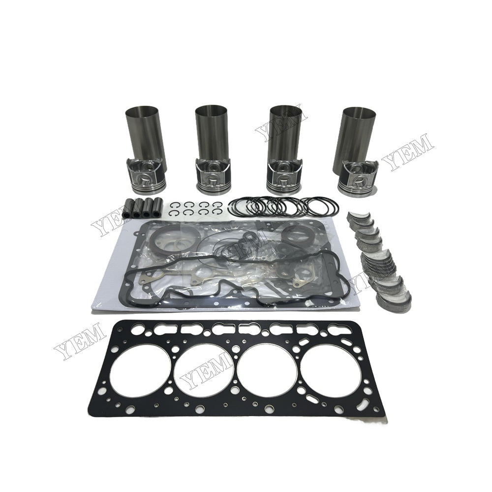 12V V3600 Complete Engine Rebuild Kit With Gasket Bearing For Kubota Foe Kubota