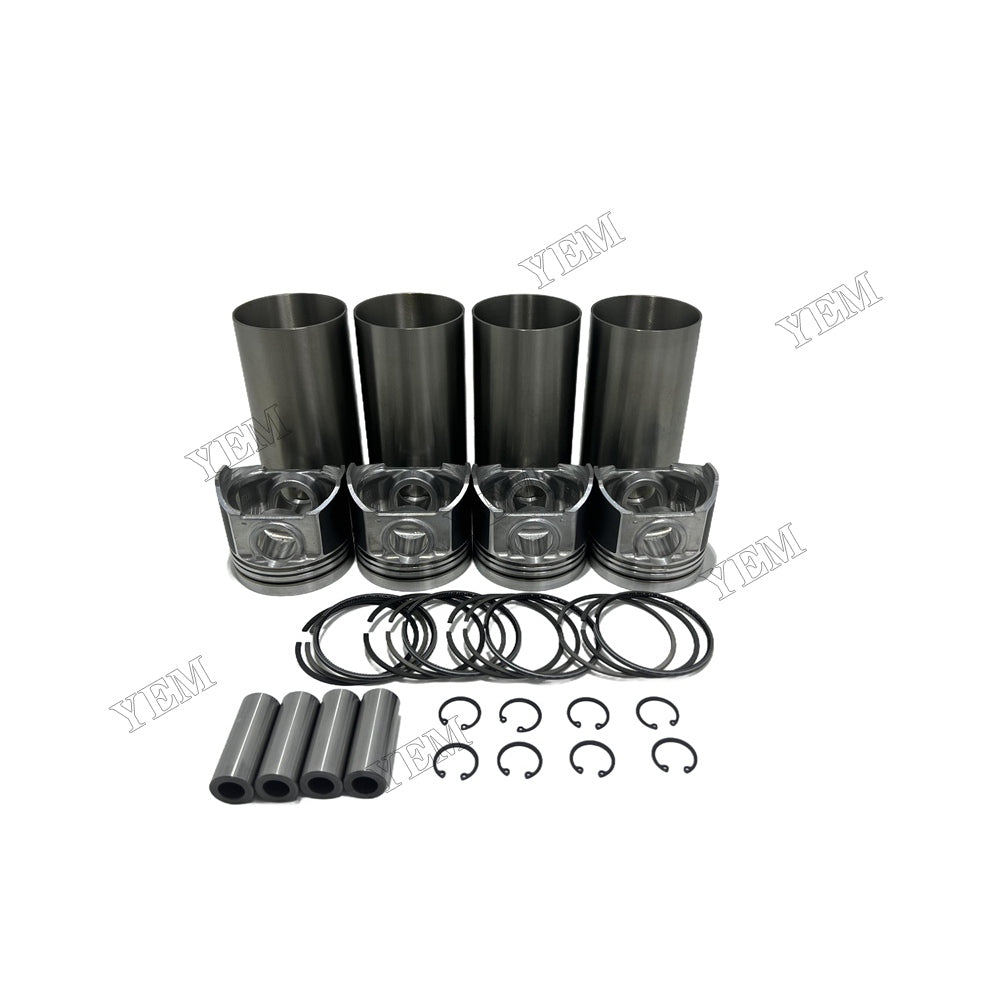 12V Cylinder Liner Kit Piston With Ring Bush For Kubota V3600 Engine Foe Kubota